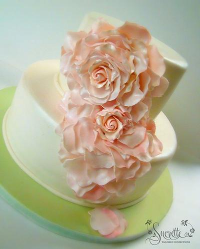 Pink Rose Bridal tea party - Cake by Sucrette, Tailored Confections