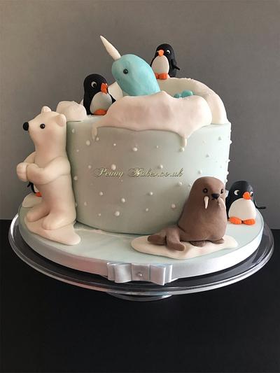 Polar bear and friends - Cake by Popsue