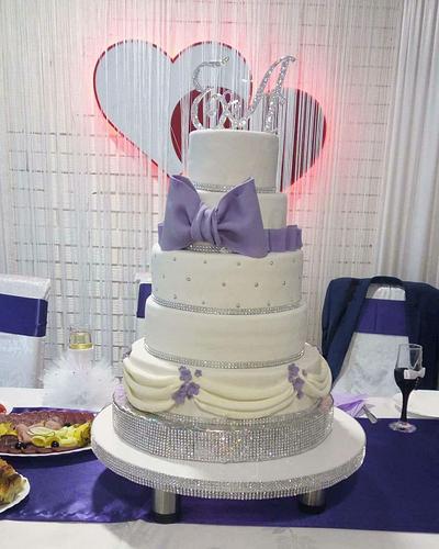 My first big wedding cake - Cake by Cakebysabina