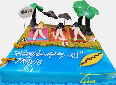 Beach - Cake by Tina Jadav