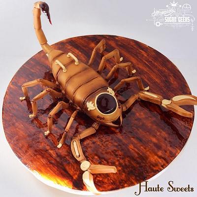 Steampunk Scorpion Cake - Cake by Hiromi Greer