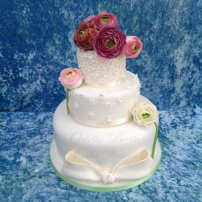 Ranunculus cake - Cake by Orietta Basso