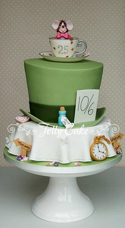 Alice in Wonderland Wedding Cake - Cake by JellyCake - Trudy Mitchell