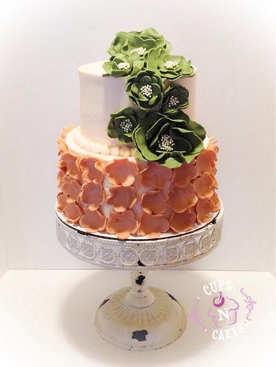 Rustic Bridal Shower  - Cake by Cups-N-Cakes 