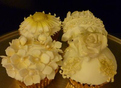 Gluten Free Floral cupcakes - Cake by Essentially Cakes