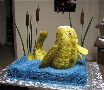 Bass Fisher's Cake - Cake by Tami Chitwood