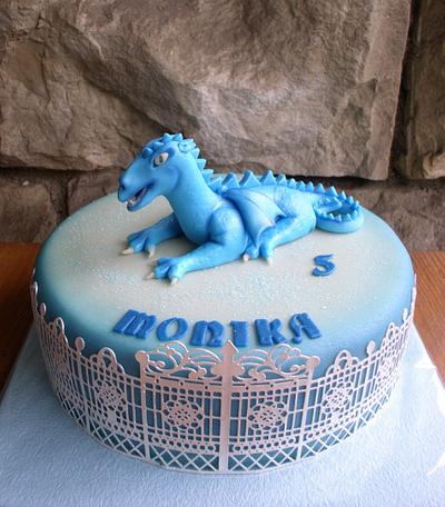 Blue Dragon - Cake by Petraend