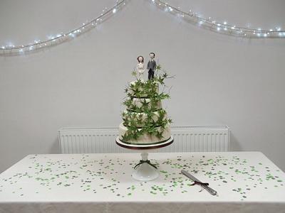 Wedding Cake at Maidens Barn, Essex - Cake by Jayne Worboys