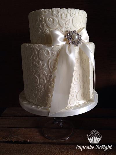 Elegant lace - Cake by Cupcake Delight