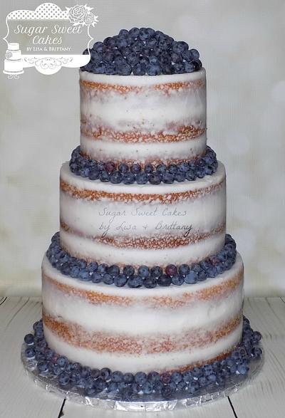 Naked Cake w/Blueberries - Cake by Sugar Sweet Cakes