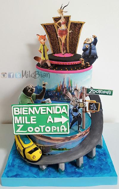Welcome to Zootopia - Cake by MileBian