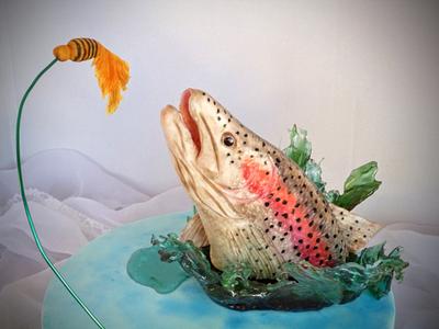 Fly fishing - Cake by Hilz