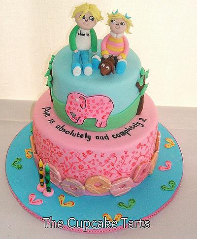 CHARLIE AND LOLA - Cake by The Cupcake Tarts