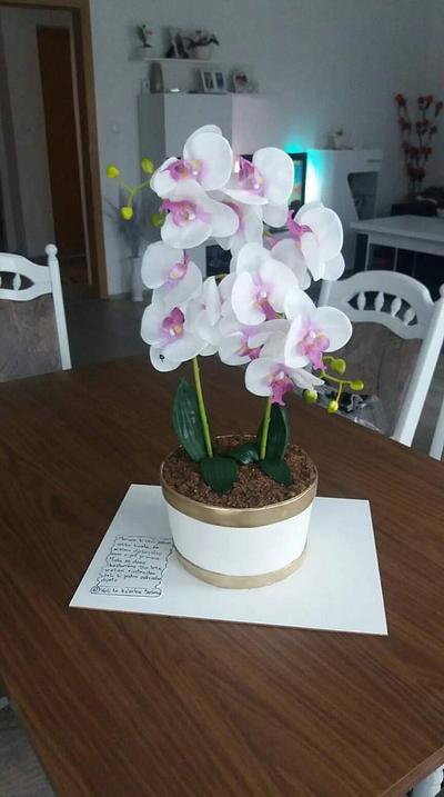 Orchid cake - Cake by Ramiza Tortice 