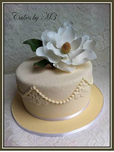 Magnolia Cake - Cake by SwevenConfections