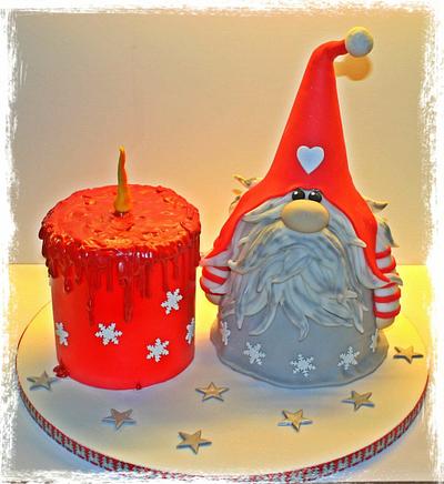 Xmas Gnome cake - Cake by WhenEffieDecidedToBake