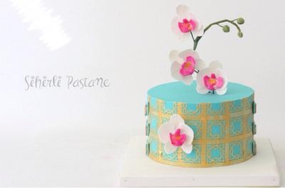 Orchid Cake - Cake by Sihirli Pastane