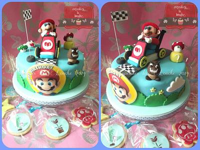 Super Mario Cake and cookies - Cake by Cupcakes la louche wedding & novelty cakes