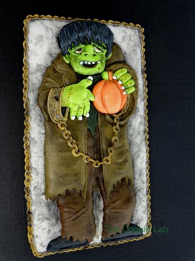 Haunting around .....he came earlier this year! - Cake by The Cookie Lab  by Marta Torres