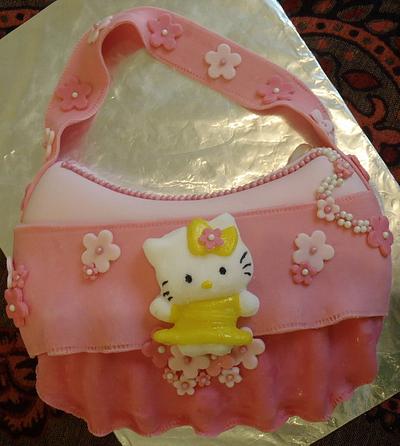 Hello Kitty Handbag Birthday Cake - Cake by MariaStubbs