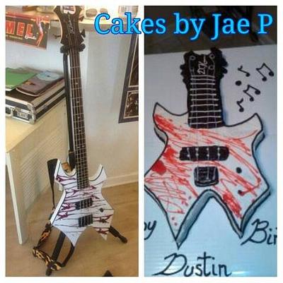 Bass Guitar Cake - Cake by JaeP