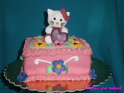 Hello Kitty cake - Cake by Lenka Budinova - Dorty Karez