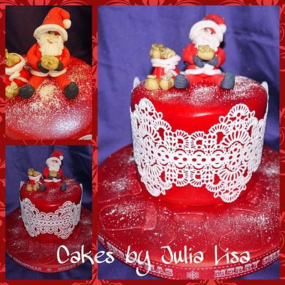 Father Christmas cake - Cake by Cakes by Julia Lisa