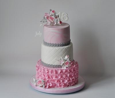 Floral cake - Cake by Jolana Brychova