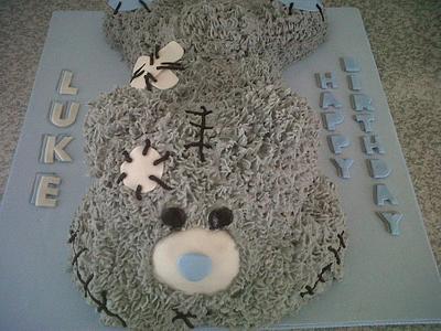 Tatty teddy for Luke - Cake by Willene Clair Venter
