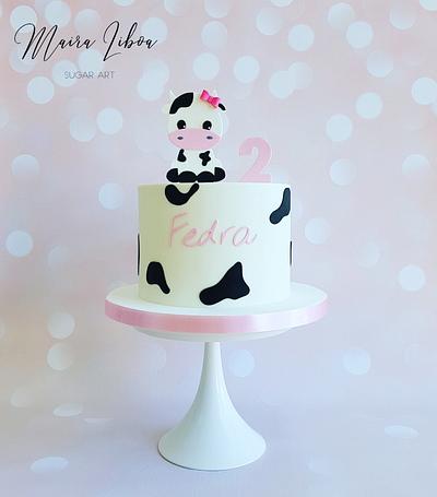 Cute cow - Cake by Maira Liboa