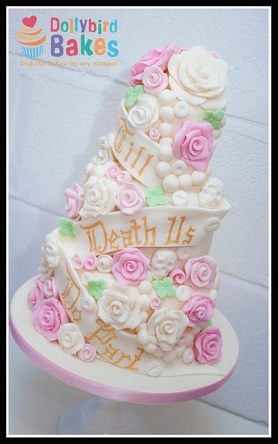 Till Death Wedding Cake - Cake by Dollybird Bakes