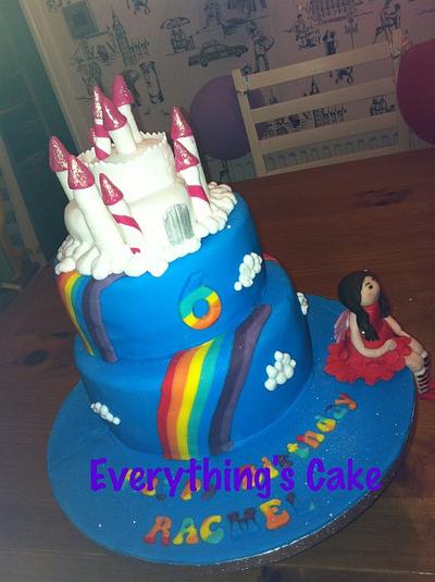 Rainbow Fairies cake with Poppy the Cake Fairy - Cake by Everything's Cake