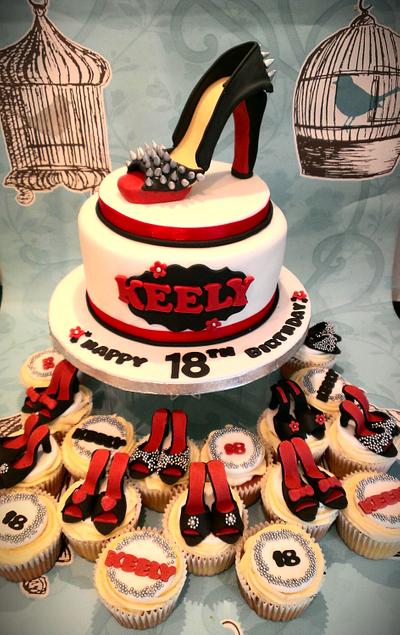 high heels for keely - Cake by Cakes galore at 24