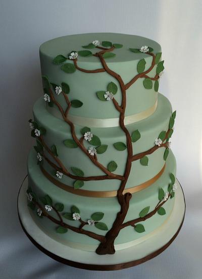 Blossom Tree  - Cake by Alanscakestocraft