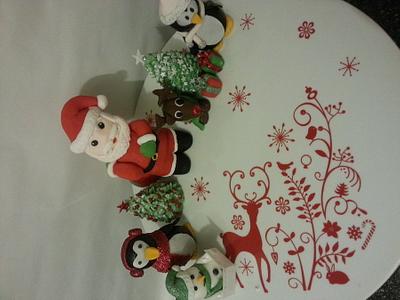 more Christmas toppers - Cake by Doyin