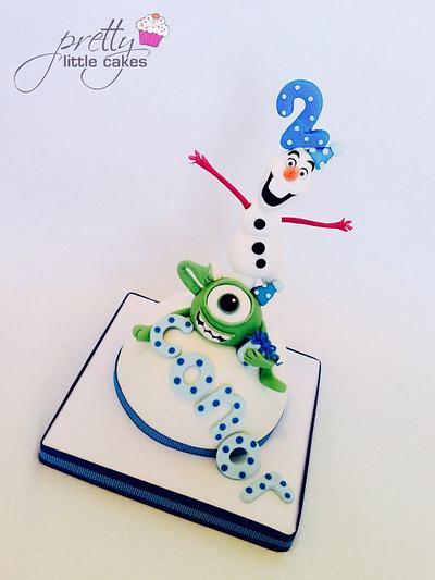Olaf and mike xx - Cake by Rachel.... Pretty little cakes x