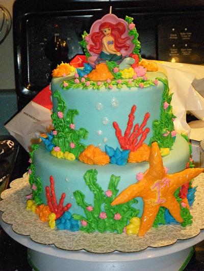 little Mermaid - Cake by Valley Kool Cakes (well half of it~Tara)