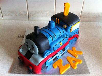 Thomas the tank engine - Cake by Elizabeth Nelson