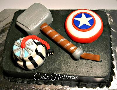 Avengers Grooms Cake - Cake by Donna Tokazowski- Cake Hatteras, Martinsburg WV