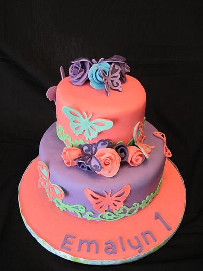 Butterfly Birthday Cake - Cake by Tammy 