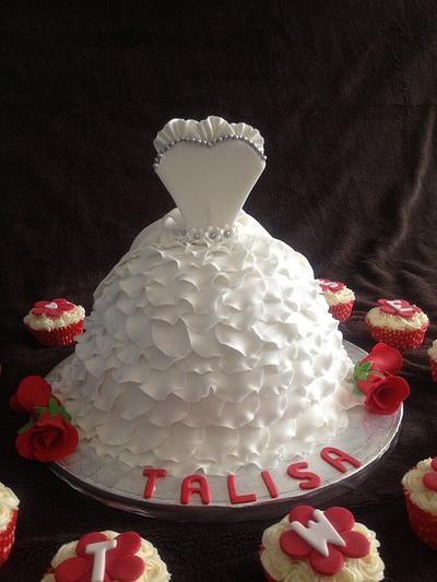 Wedding Gown Cake - Cake by VereNiceCakes