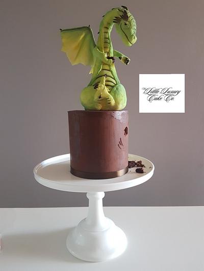 The Naughtiest Dragon - Cake by Little Luxury Cake Co.