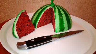 Watermelon cake - Cake by AVANI