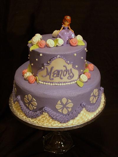 Sofia the First - Buttercream - Cake by BeckysSweets