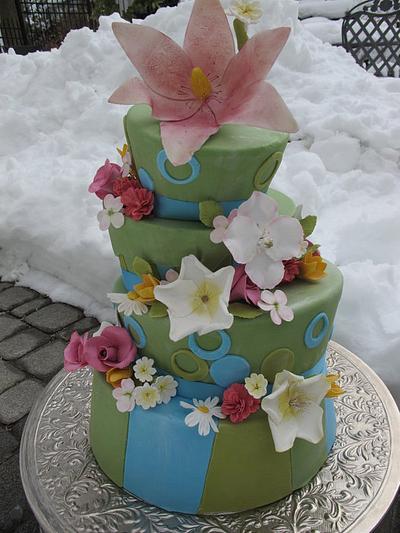 Whimsical Wedding - Cake by Elyse Rosati
