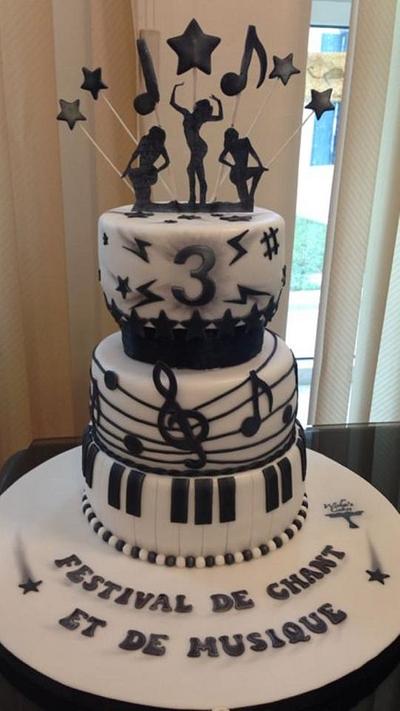 MUSIC CAKE - Cake by wisha's cakes