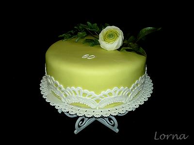 Ranunculus.. - Cake by Lorna