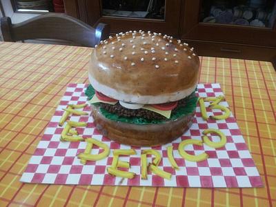 CHEESEBURGHER  - Cake by FRANCESCA