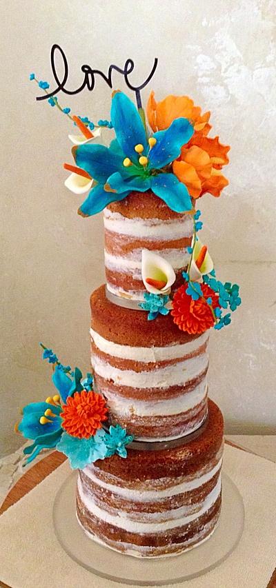 Tropical naked cake - Cake by Ellice