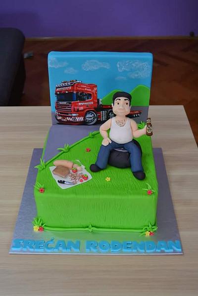 Truck driver - Cake by Zaklina